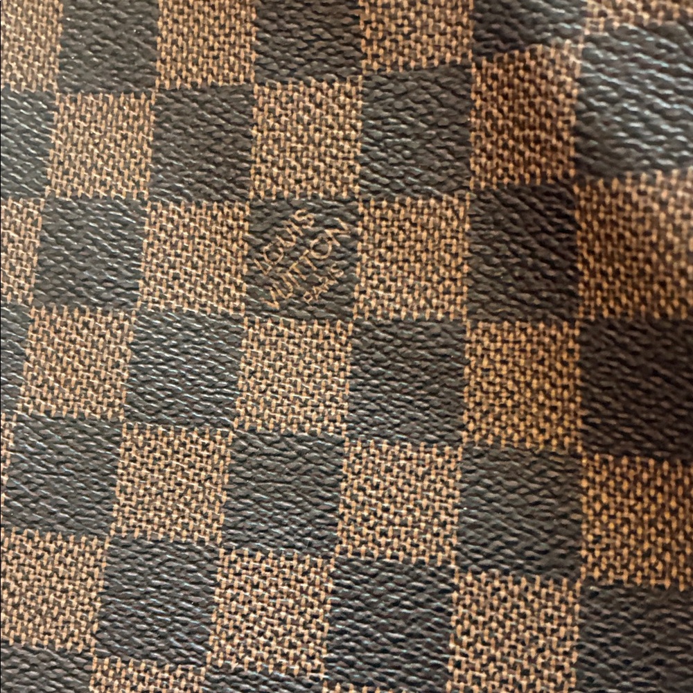 Brown Checkered Tote Bag - Picture 3 of 10